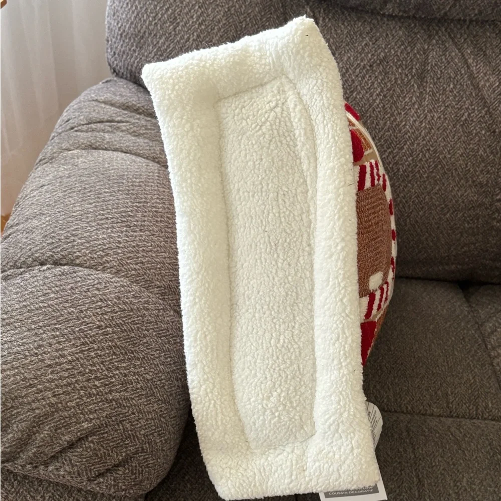 Gingerbread House Holiday Pillow